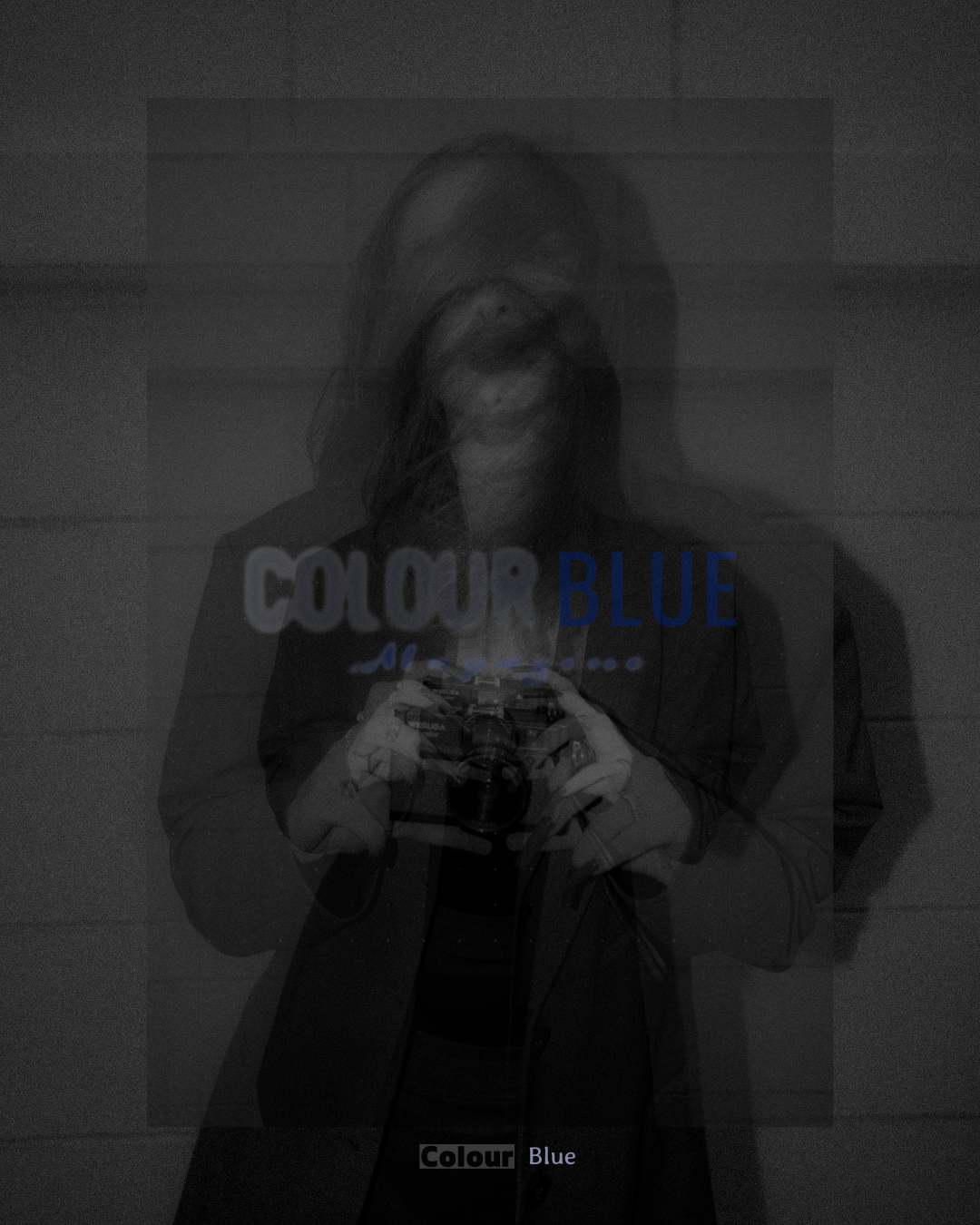 Colour Blue 매거진 마무리 이미지